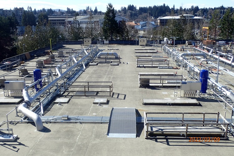 Deck of Biological Nutrient Removal Treatment Basin Deck of Biological Nutrient Removal Treatment Basin